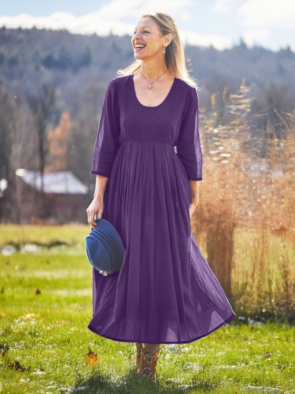 NWT April Cornell Bronte Dress - Purple